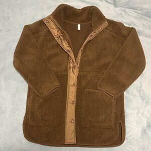 Zella Brown Faux Shearling Jacket